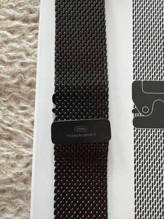 Correa Milanesa Apple Watch Ultra Negra talla L