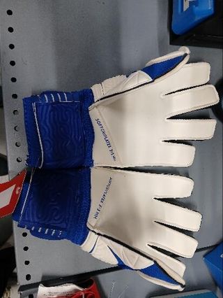 Guantes de portero F500 Viralto Shielder blanco/azul Adulto