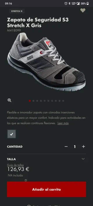 Zapatos de seguridad talla 41