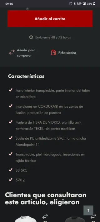 Zapatos de seguridad talla 41