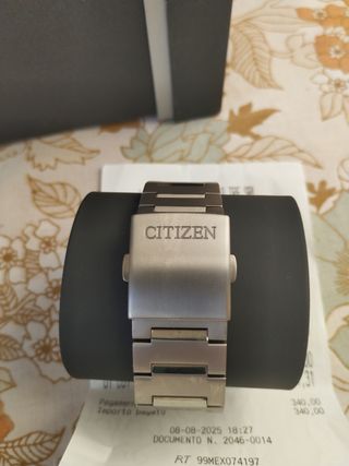 Reloj Citizen Automático Titanio Azul