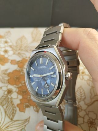 Reloj Citizen Automático Titanio Azul