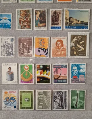 Lotto 25 Francobolli Repubblica Italiana