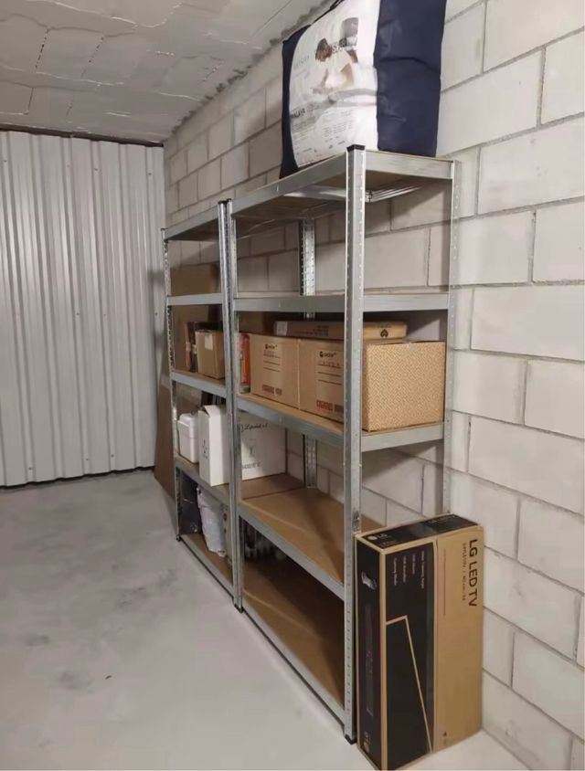 Pack 2 Estanterías Metálicas Galvanizadas