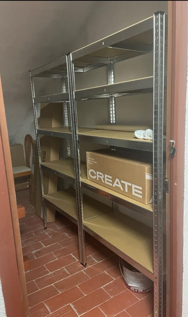 Pack 2 Estanterías Metálicas Galvanizadas