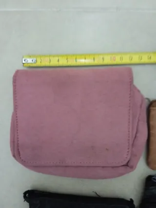 Lote 4 monederos mujer con cremallera