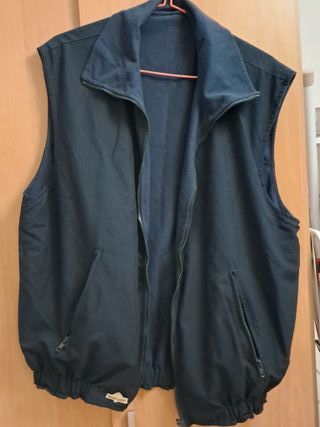 REGALO Chaleco azul noche con cremallera