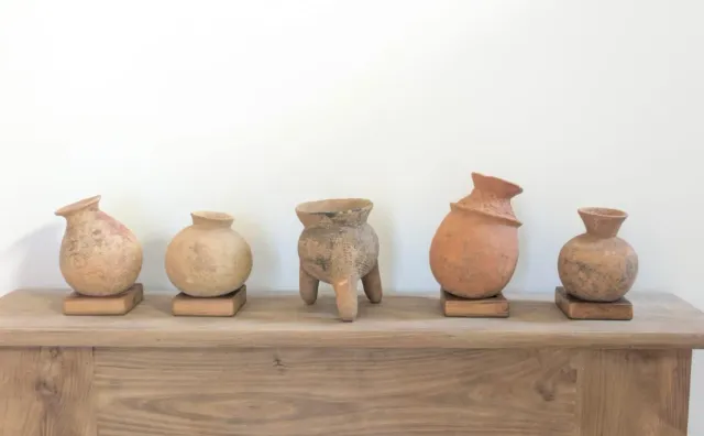 Set di 5 Antiche Vasi Africani