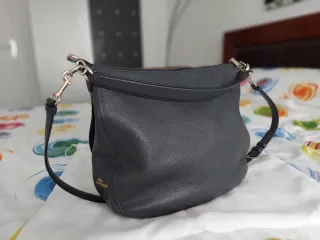 Bolso Coach Gris Piel