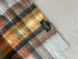 Bufanda Zara Cuadros Multicolor