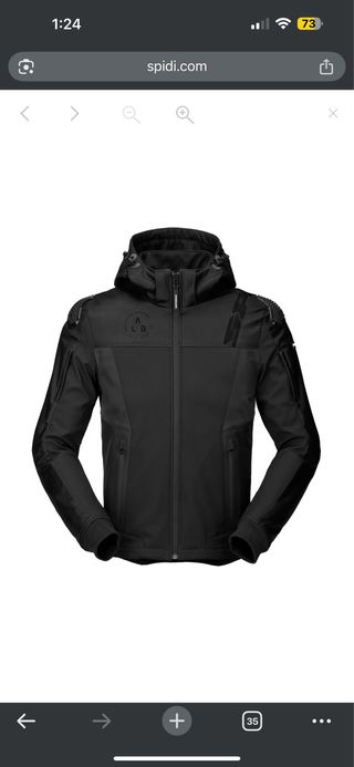 Chaqueta Hoodie Warrior Moto con Protecciones