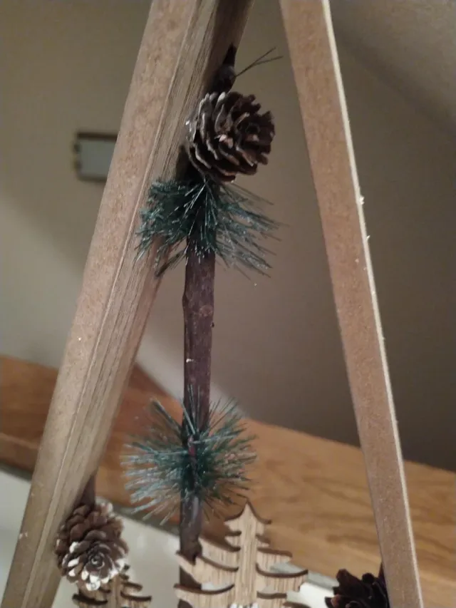 Adorno Navideño Tríptico con Renos