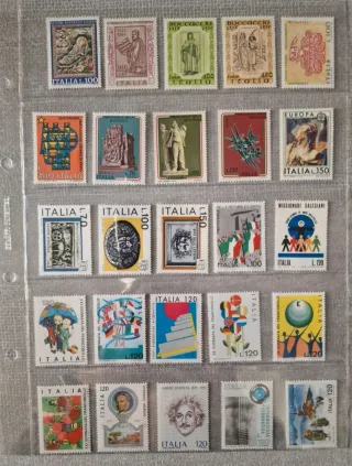 Lotto 40 Francobolli Repubblica Italiana