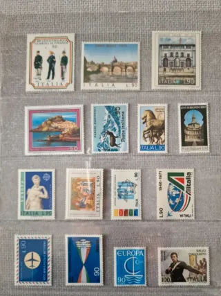 Lotto 40 Francobolli Repubblica Italiana