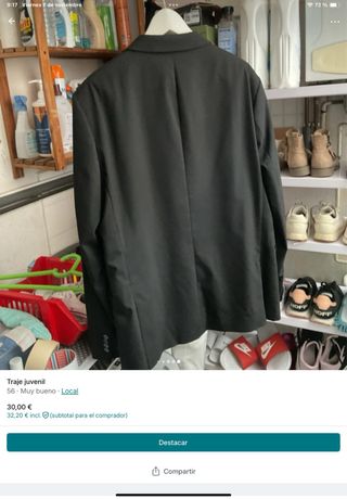 traje graduación joven