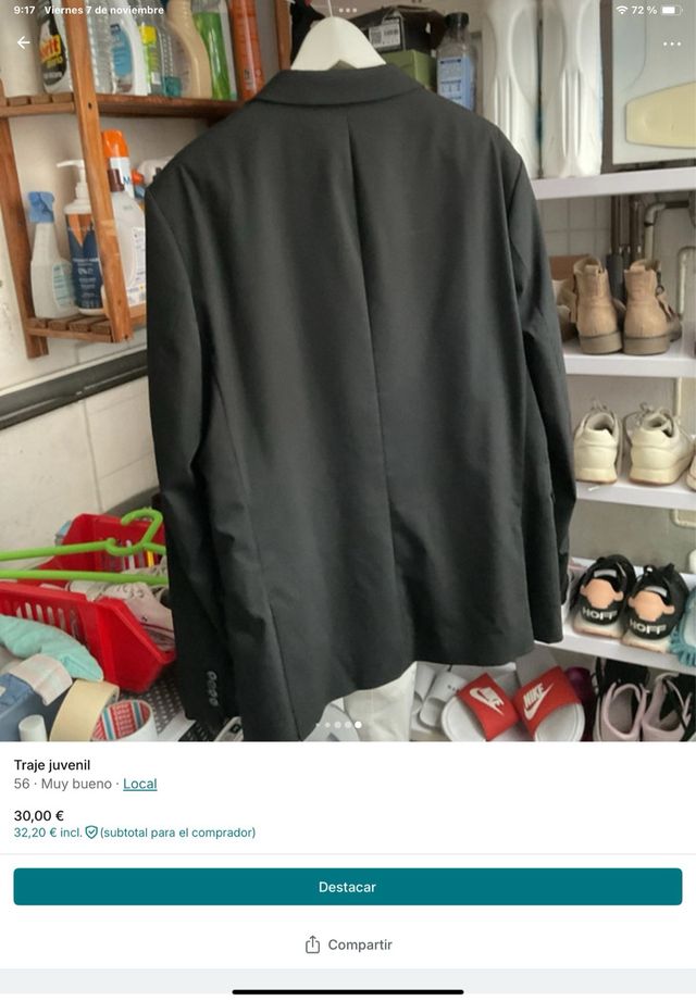 traje graduación joven