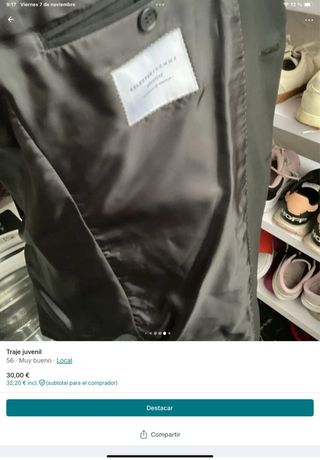 traje graduación joven