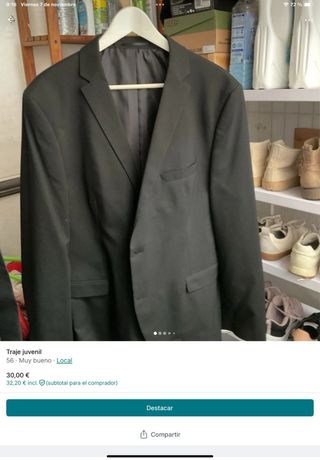 traje graduación joven