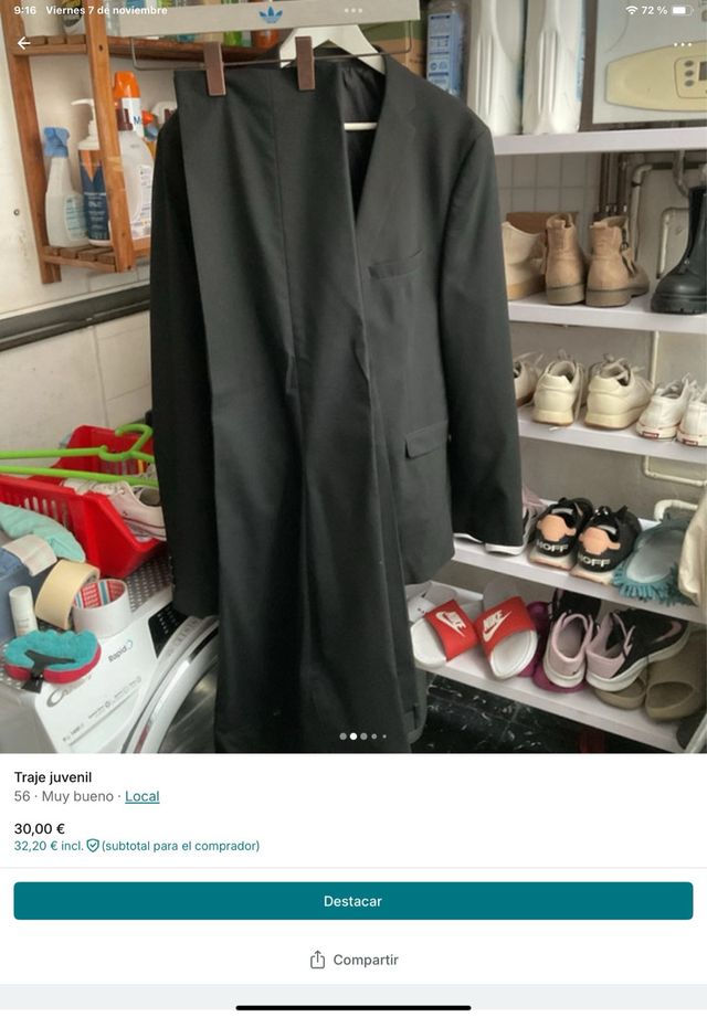 traje graduación joven