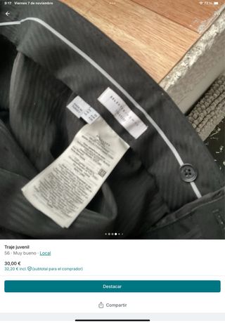 traje graduación joven