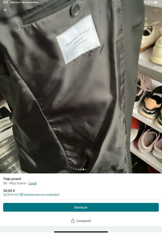 traje graduación joven