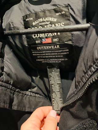 Plumas Ralph Lauren Hombre Talla L Negra