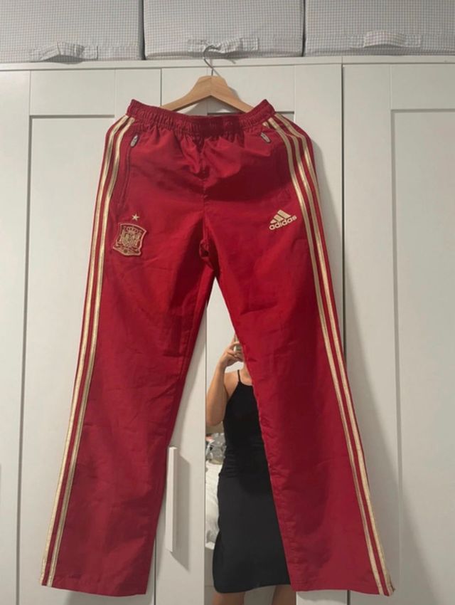 Pantalón Adidas Selección Española Rojo
