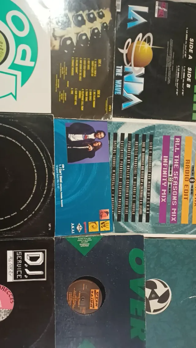 9 Vinili 33 Giri Dance/Pop/Rock