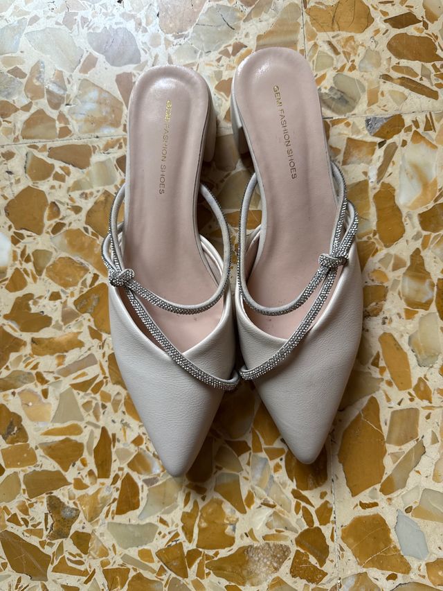 Ciabatte eleganti GEM FASHION SHOES beige