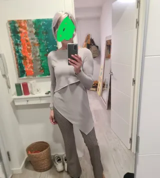 Pantalón vintage estampado talla única