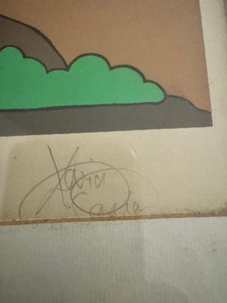 Litografía Palleses Mayorquines Original