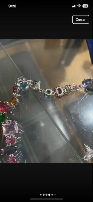 Conjunto collar y pendientes Swarovski