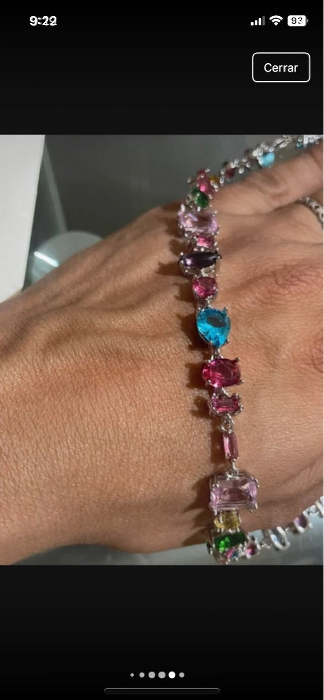 Conjunto collar y pendientes Swarovski