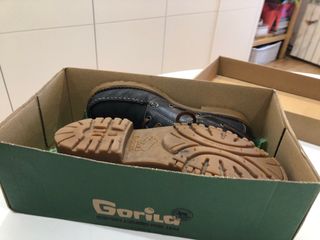 Zapatos Gorila Unisex Talla 37 Negro/Azul