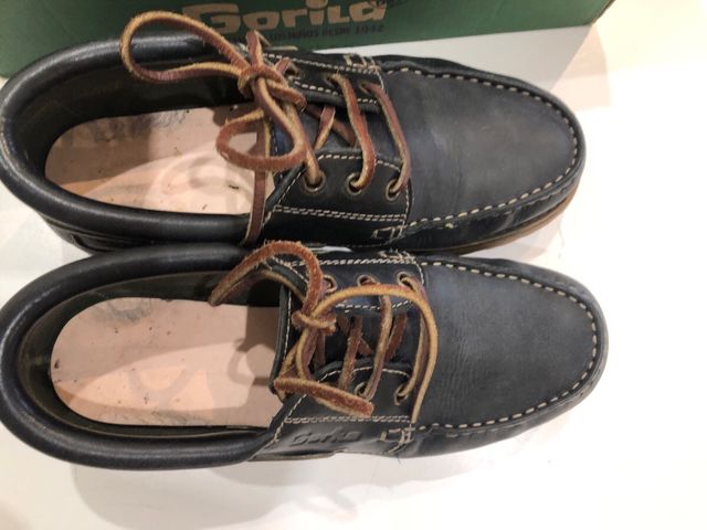 Zapatos Gorila Unisex Talla 37 Negro/Azul