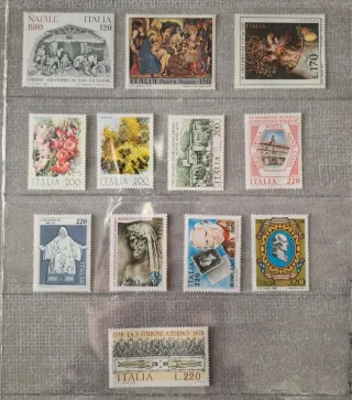 Lotto 38 francobolli Repubblica Italiana