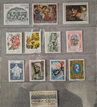 Lotto 38 francobolli Repubblica Italiana