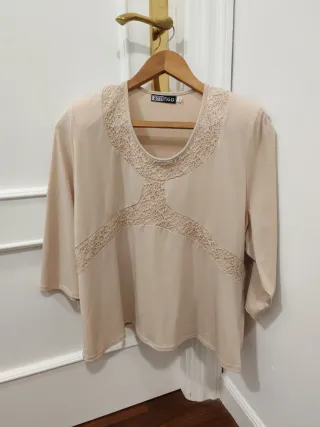 Blusa T SG Beige