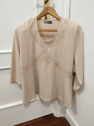 Blusa T SG Beige