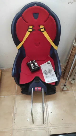 Silla bici niño con instrucciones