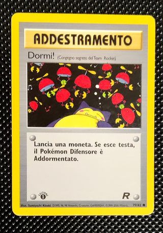 Pokémon - Dormi! 79/82 Team Rocket ITA 1° edizione