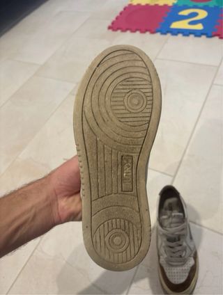 Autry Sneakers Donna Bianche Marroni