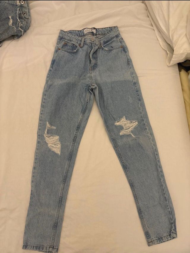 Vaqueros Mom Desgastados Primark