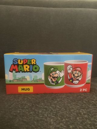 nuove Set 2 Mug Super Mario di colori diversi