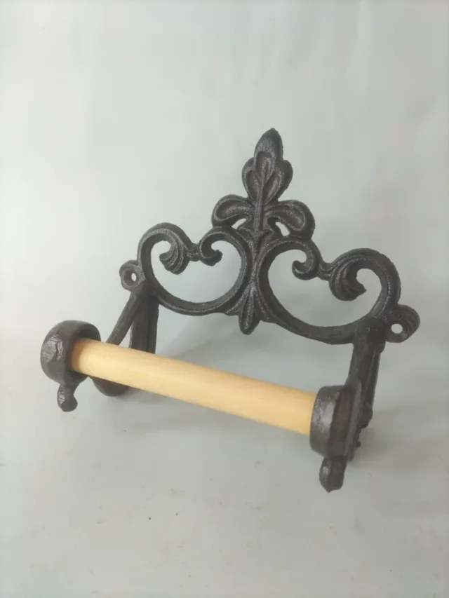 Soporte Papel Higiénico Hierro Forjado