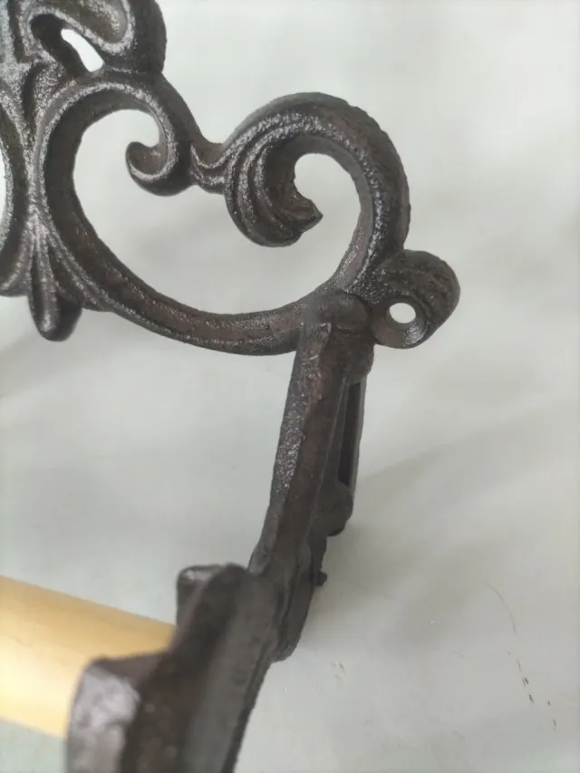 Soporte Papel Higiénico Hierro Forjado