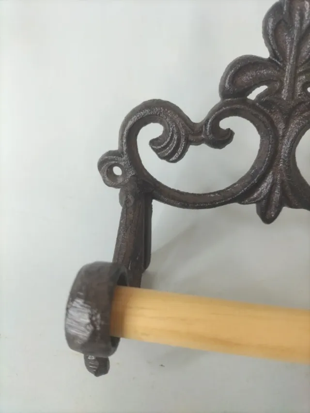 Soporte Papel Higiénico Hierro Forjado