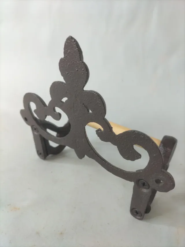 Soporte Papel Higiénico Hierro Forjado