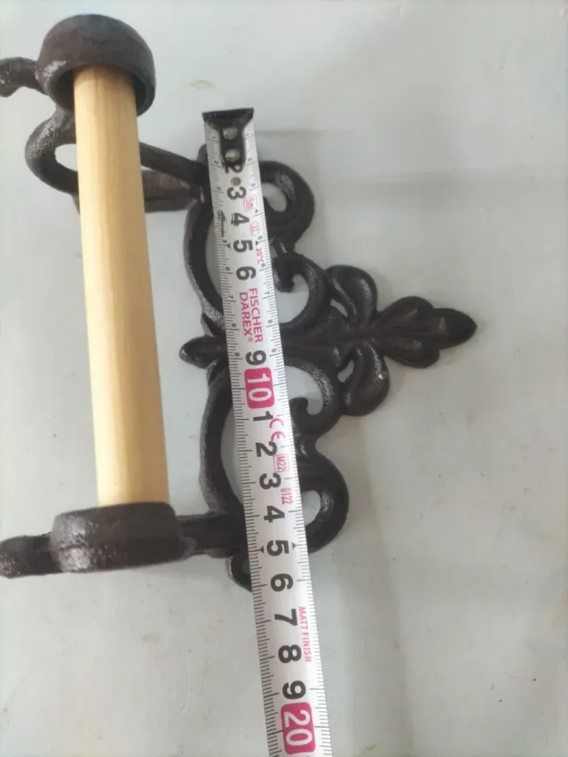 Soporte Papel Higiénico Hierro Forjado