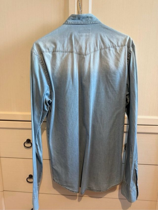 Camicia jeans uomo Zara taglia M
